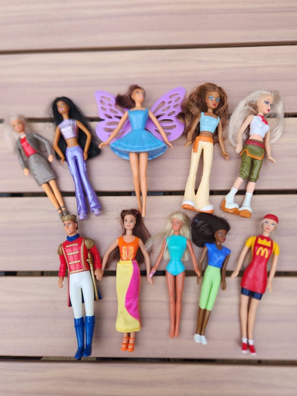 Vintage BARBIE McDonalds Happy Meal toys - lot of 10